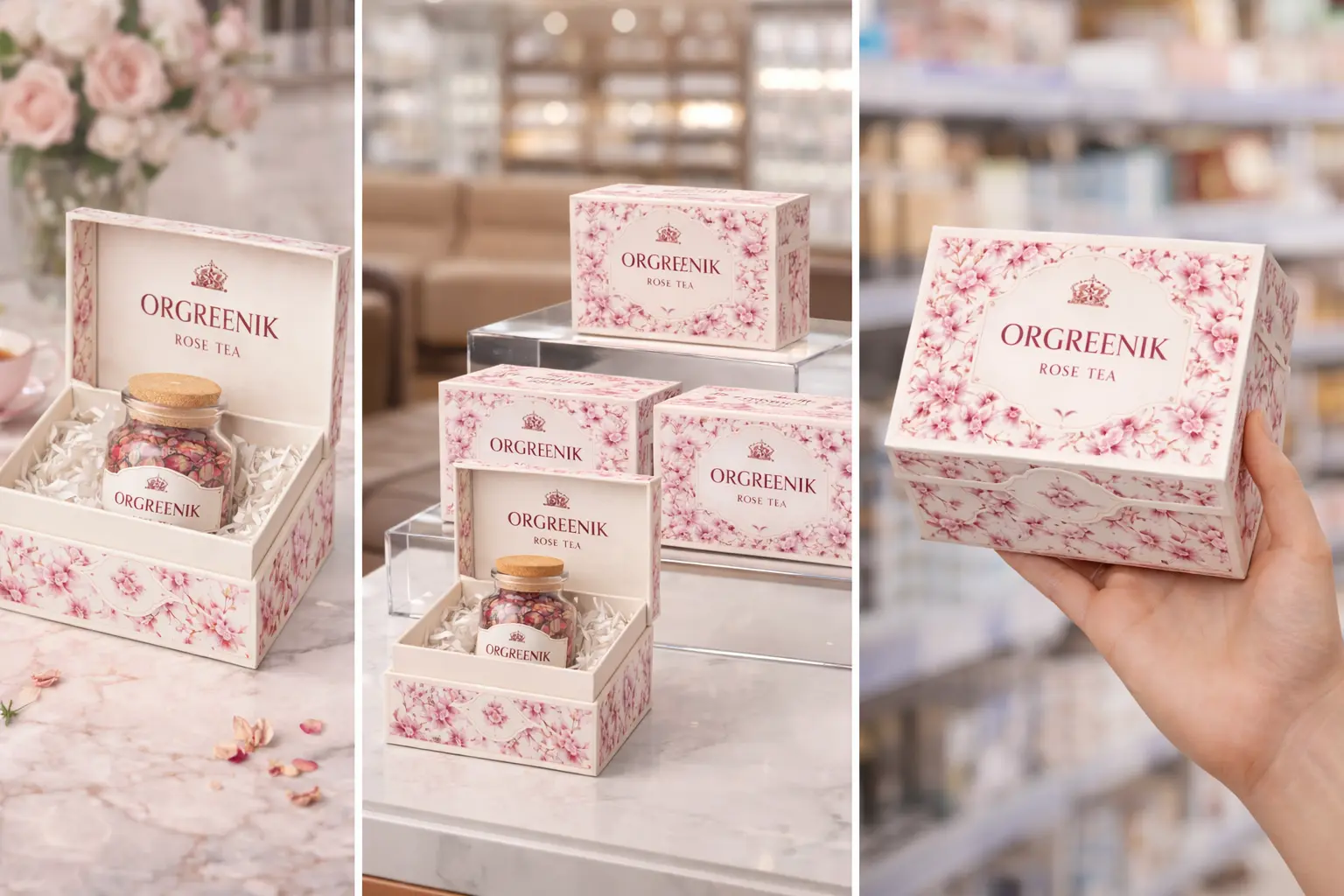 Orgreenik Rose Tea